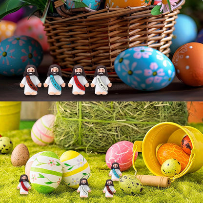 40Pcs Mini Jesus Figurines in Bulk Baby Jesus Figure Mini for Nativity Decor Religious Gifts